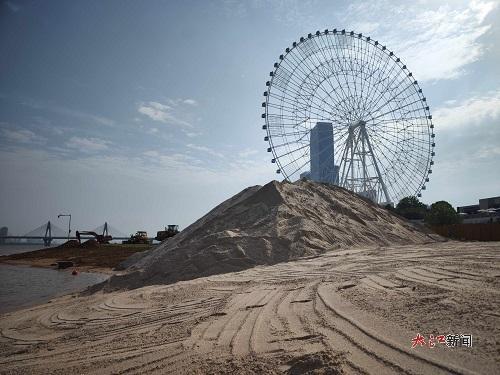 摩天湾施工现场