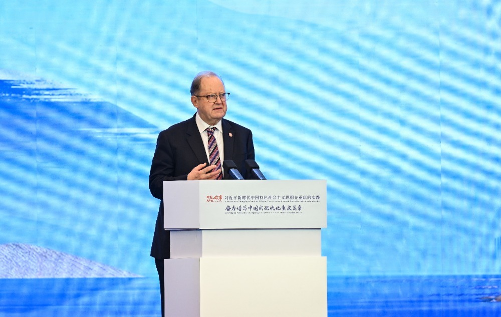 罗思义。记者 龙帆 摄