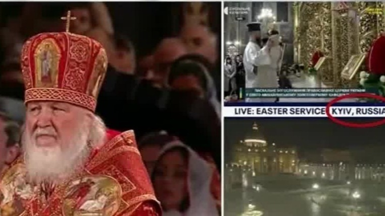 美媒将基辅标为俄罗斯城市