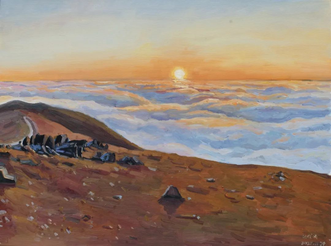 △张傅涛《武都千坝云海》