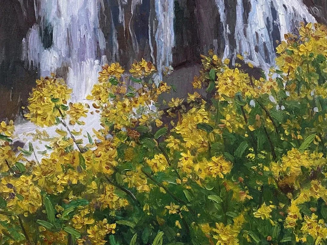 △张傅涛《姚寨春色》