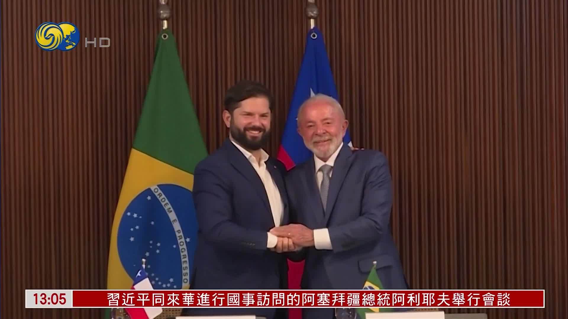 巴西智利总统双边会晤 强调多边主义