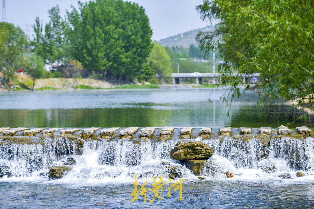 水库放水为地下补源 济南乡村网红打卡点现激流飞瀑