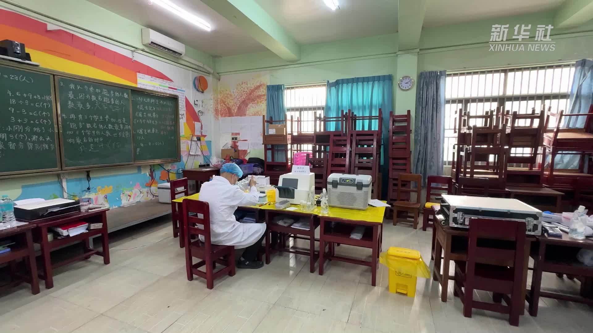 中国政府援缅卫生防疫队在缅完成实验室搭建