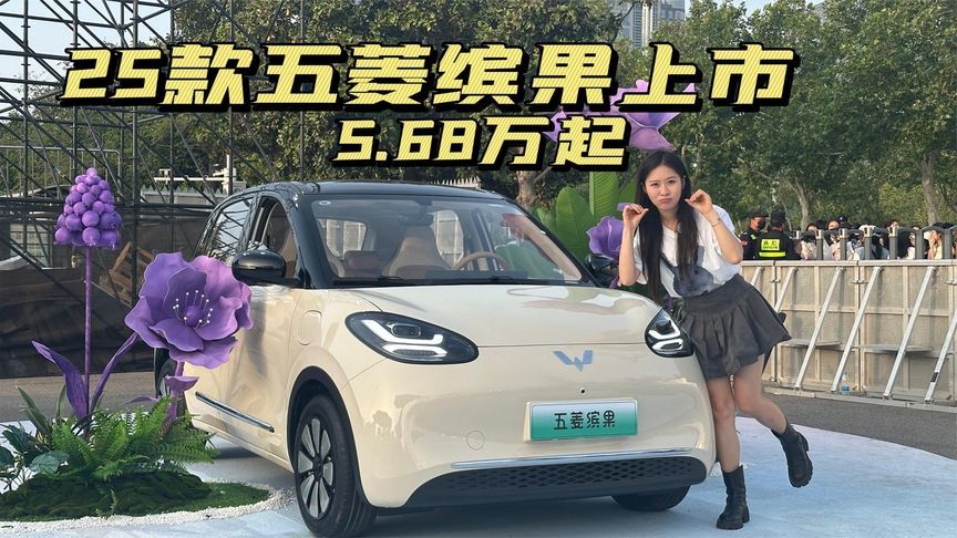 2025款五菱缤果上市，售5.68万起