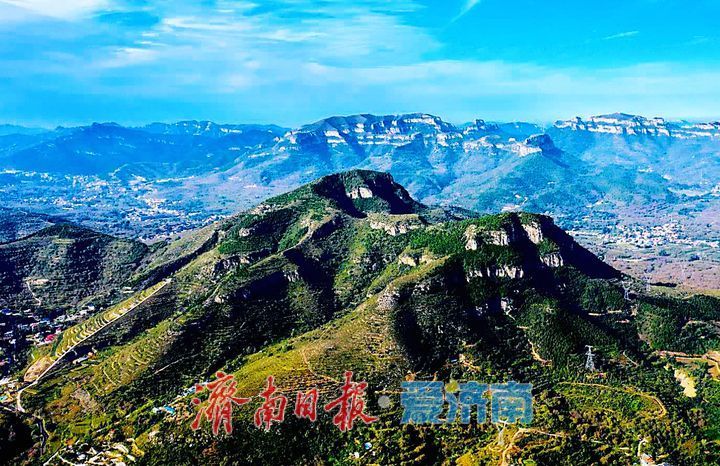 济南南部山区山峦叠翠风光旖旎