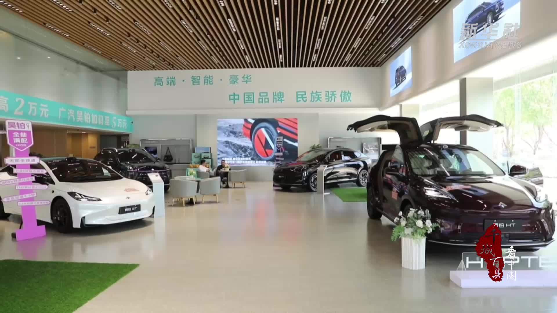 千城百县看中国｜山东潍坊：“智能+”新能源汽车行业消费热度攀升