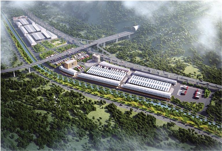 北龙口农产品批发市场项目效果图