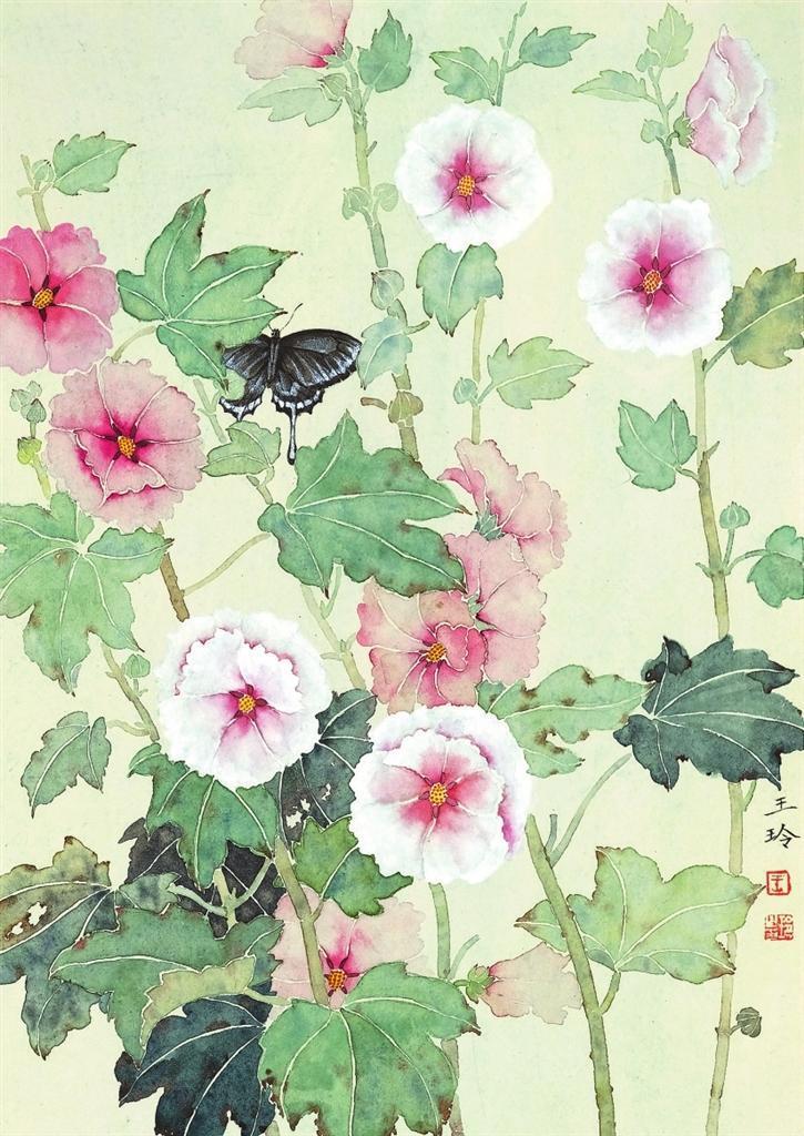 初夏（中国画）王玲