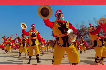 临渭区下邽镇第二届“南七饸饹”美食文化周社火巡演