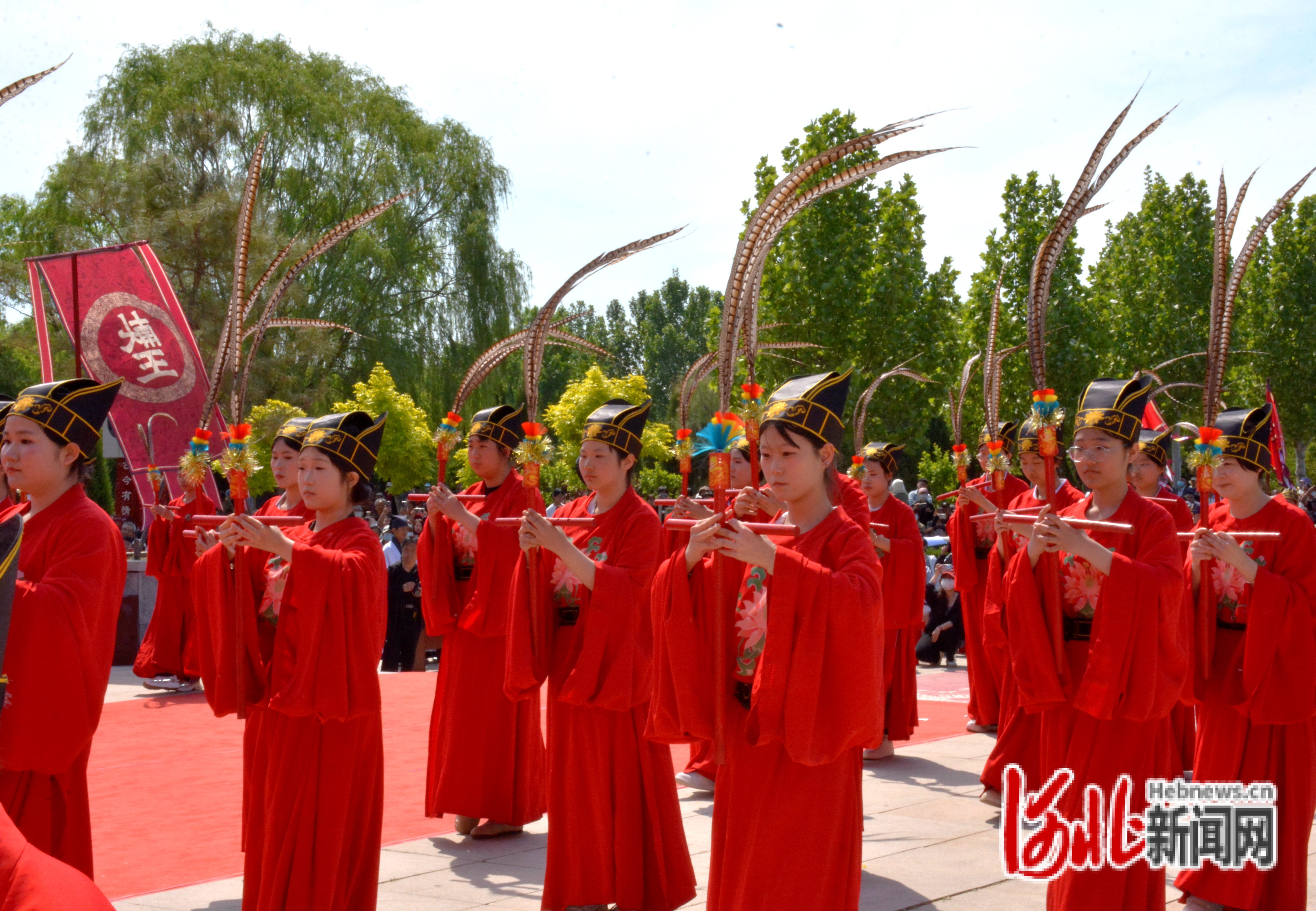 5月1日上午，“中国献王第七届汉文化节”在沧州市献县开幕。彭锦帅摄