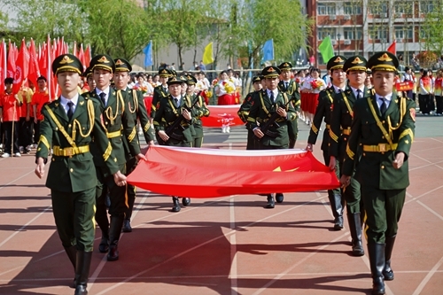 国旗护卫队入场