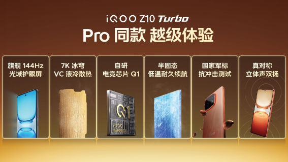 iQOO Z10 Turbo系列/Z10x发布:旗舰双芯、超大电池下放,最低1099元起