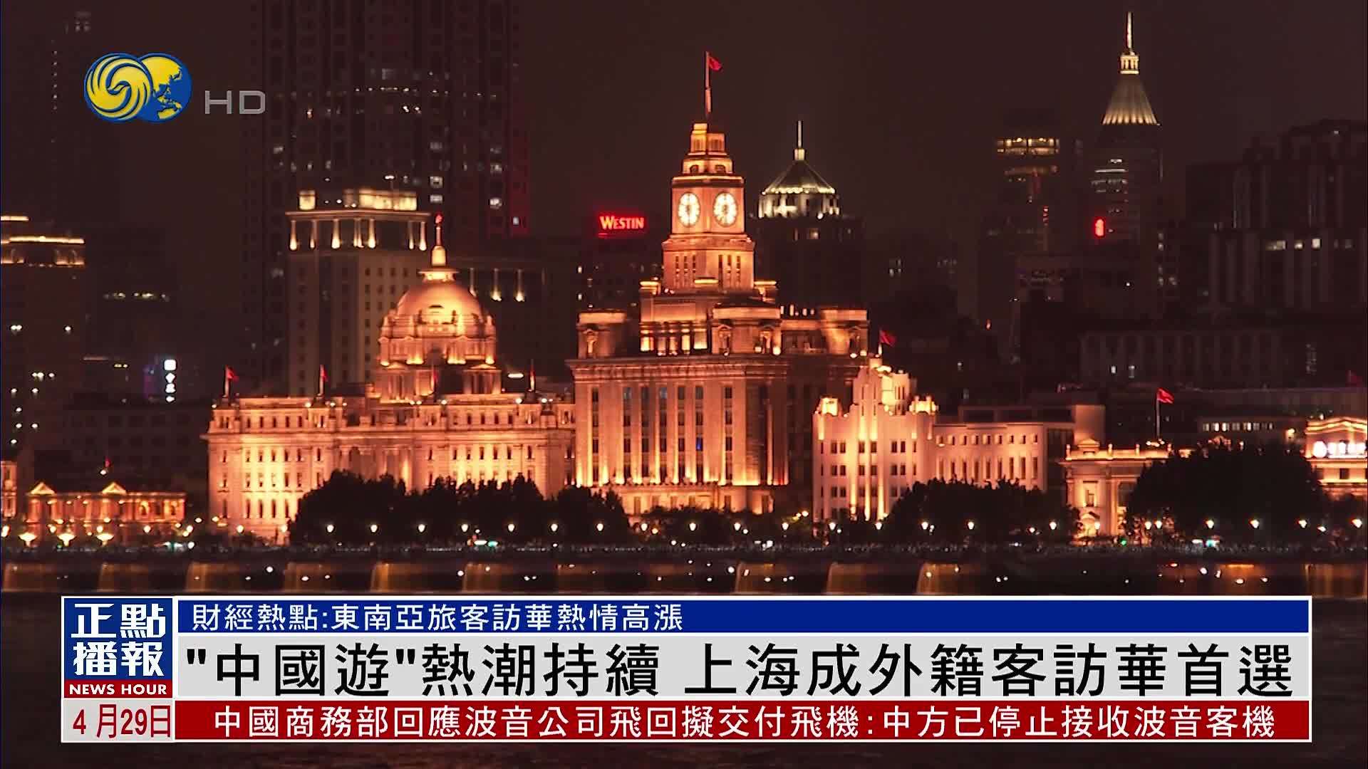 财经热点｜“中国游”热潮持续 上海成外籍客访华首选