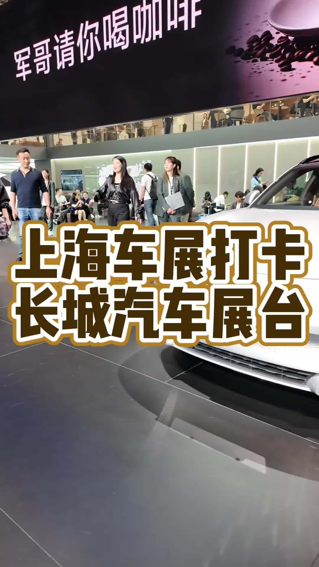 上海车展打卡长城展台