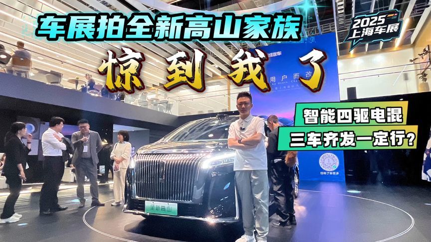 真的惊到我了！车展拍全新高山家族，组团后能否支棱起来？