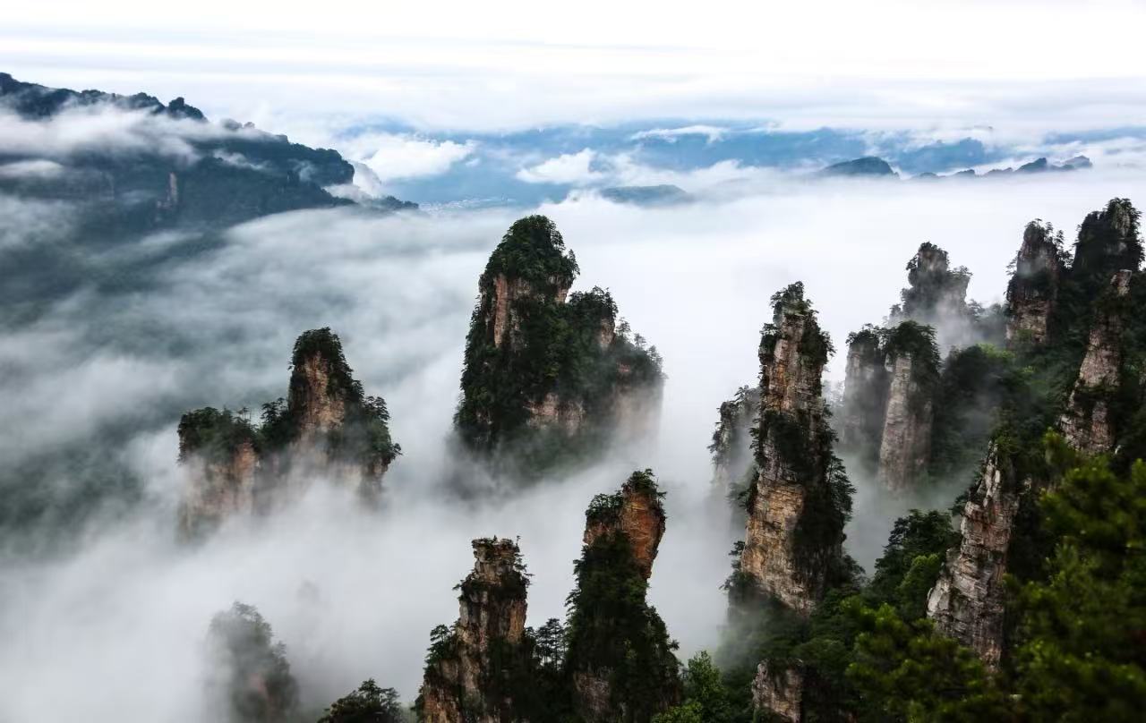 仙暇秘境张家界。周怀松(湖南省摄影家协会会员,湖南旅游协会摄影分会会员)供图。