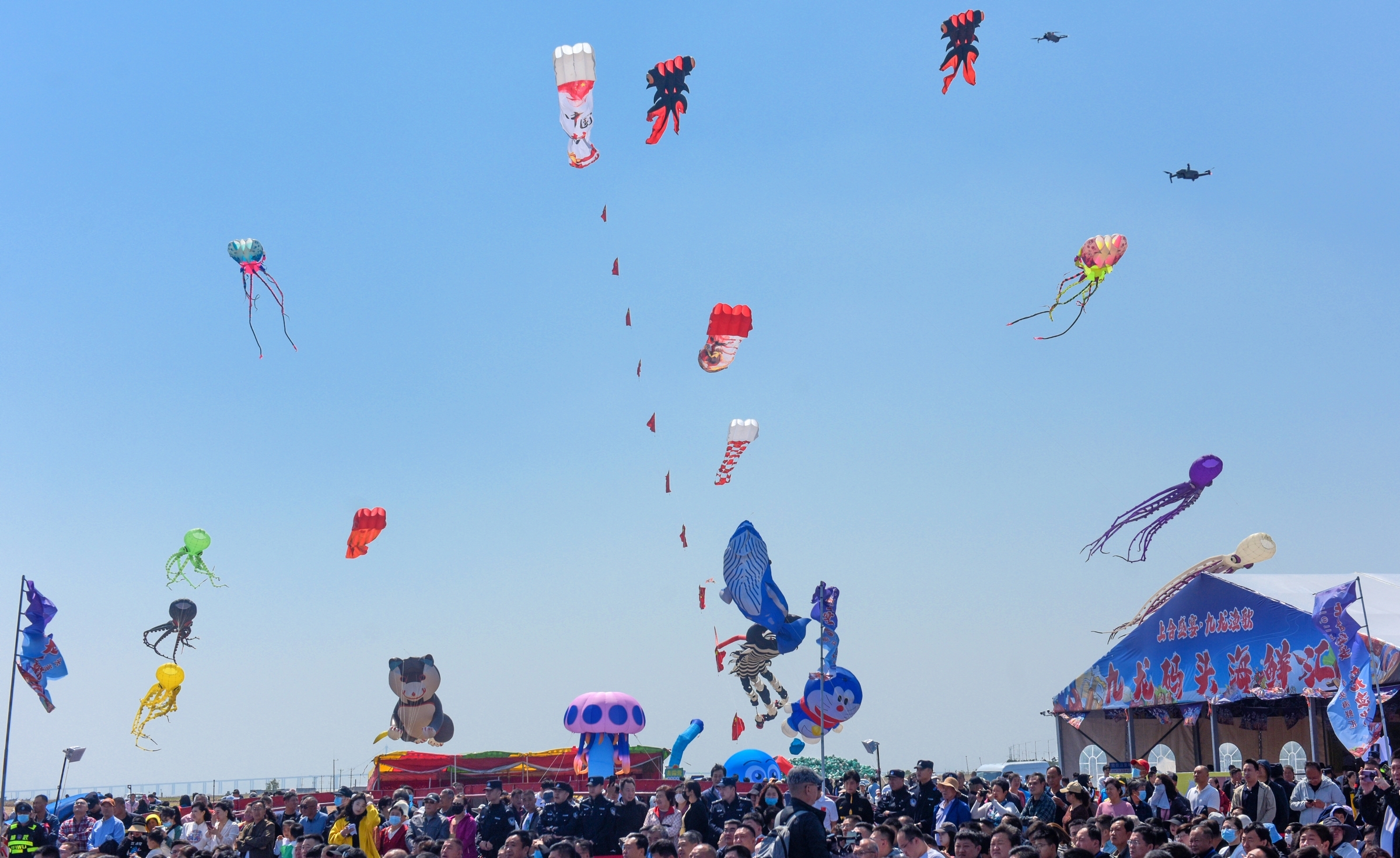 山东胶州:海鲜文化狂欢点燃城市“烟火气”