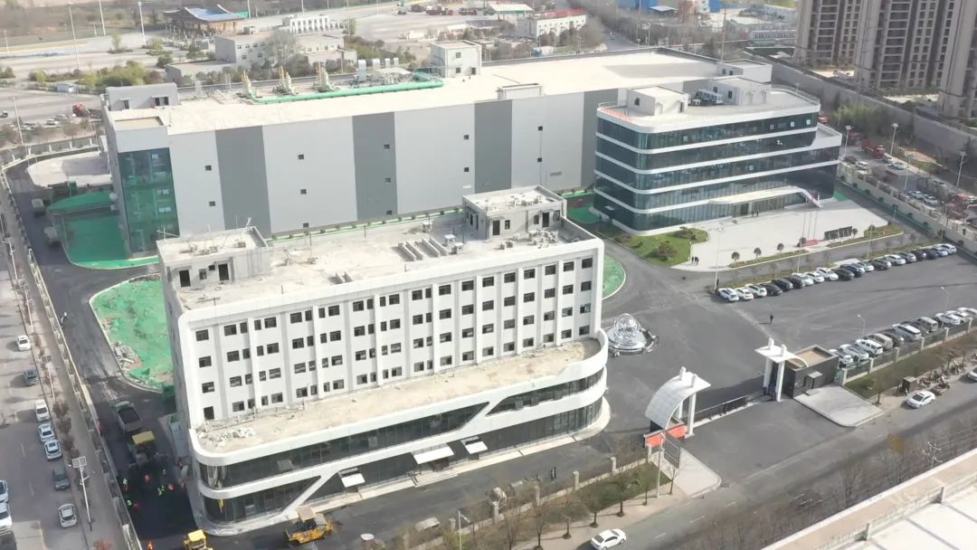 （姜谭经开区电子新材料产业园鸟瞰）