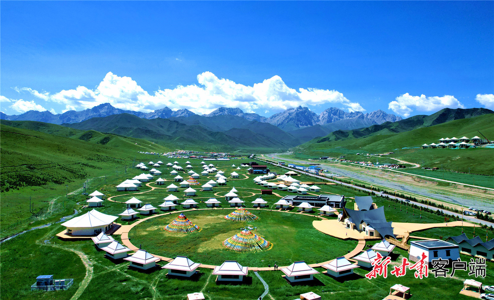 天祝县阿尼嘎卓帐篷城景区　新甘肃&middot;甘肃日报记者　金奉乾　摄