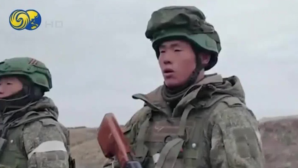 俄国防部公布朝鲜士兵训练画面
