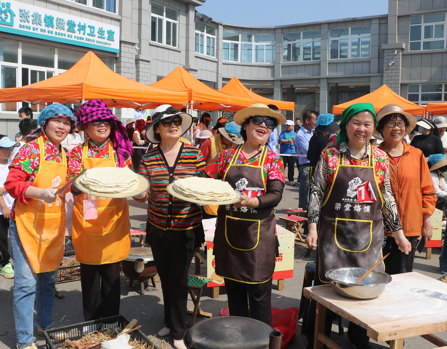 “馍”力全开，首届铜山区张集镇梁堂古村烙馍大赛隆重举行