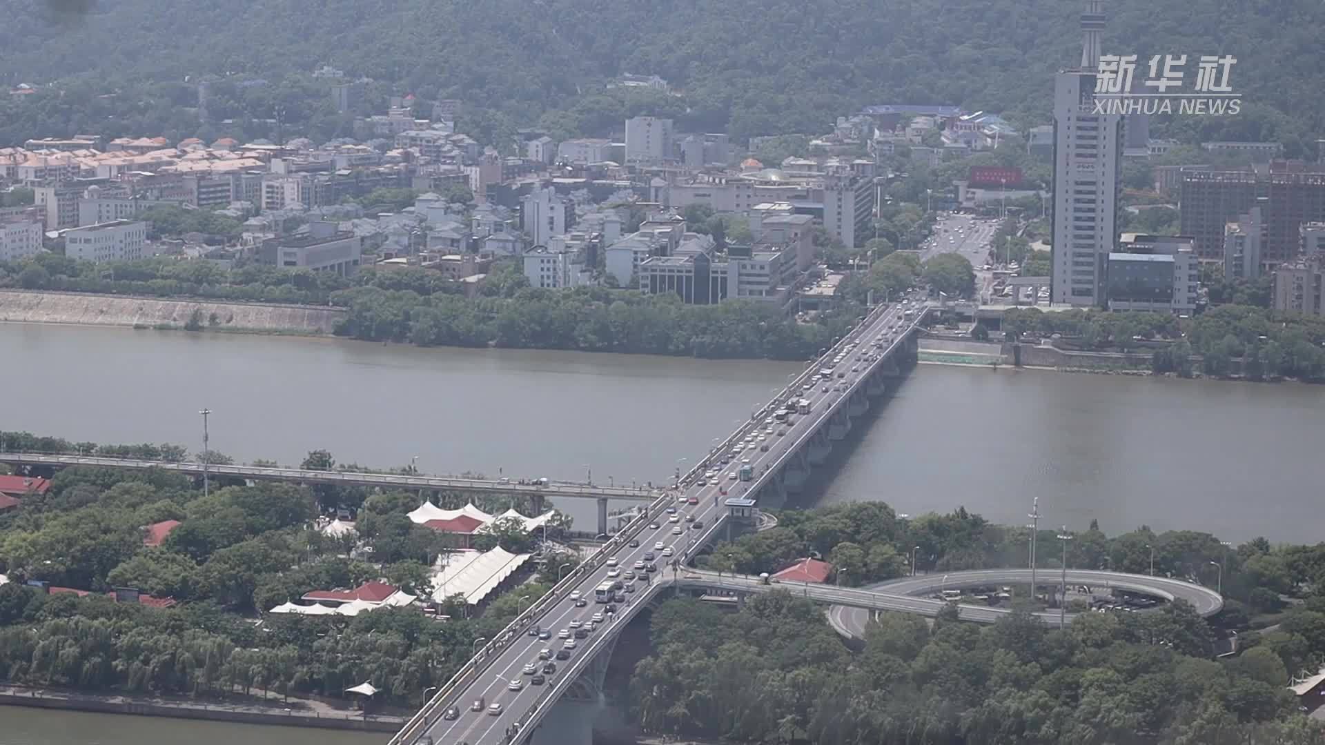 长沙湘江橘子洲大桥提质改造完成