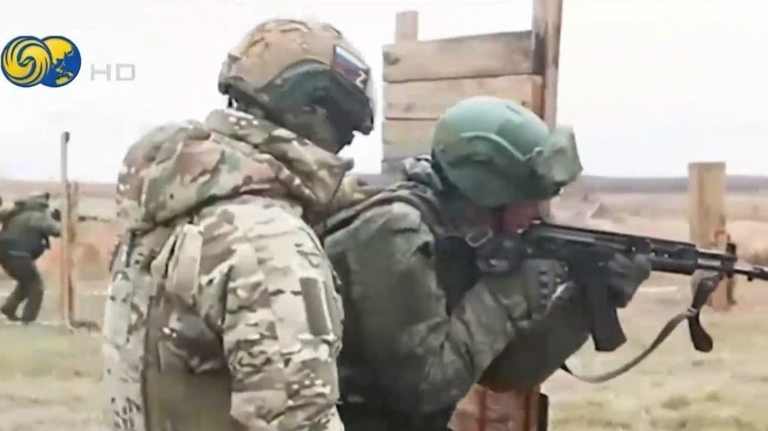 俄公布朝鲜士兵作战训练画面，“完成多种武器实弹射击训练”