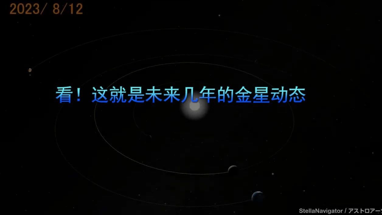 看！这就是未来几年的金星动态