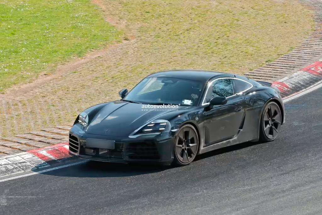 保时捷718 Cayman电动原型车现身纽北测试