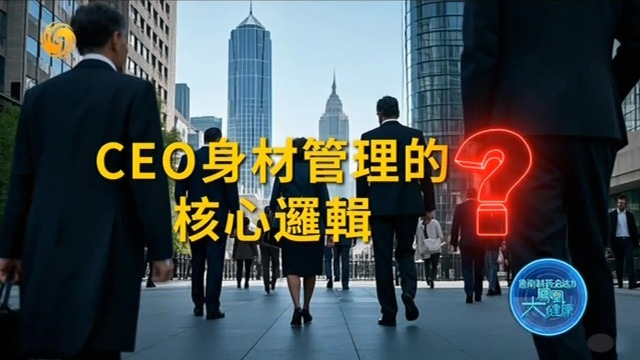 为何CEO们的身材普遍都很好？他们进行身材管理的核心逻辑是什么？