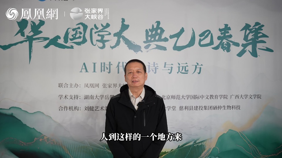 苑天舒：张家界大峡谷有“三合一” AI时代也是人的时代