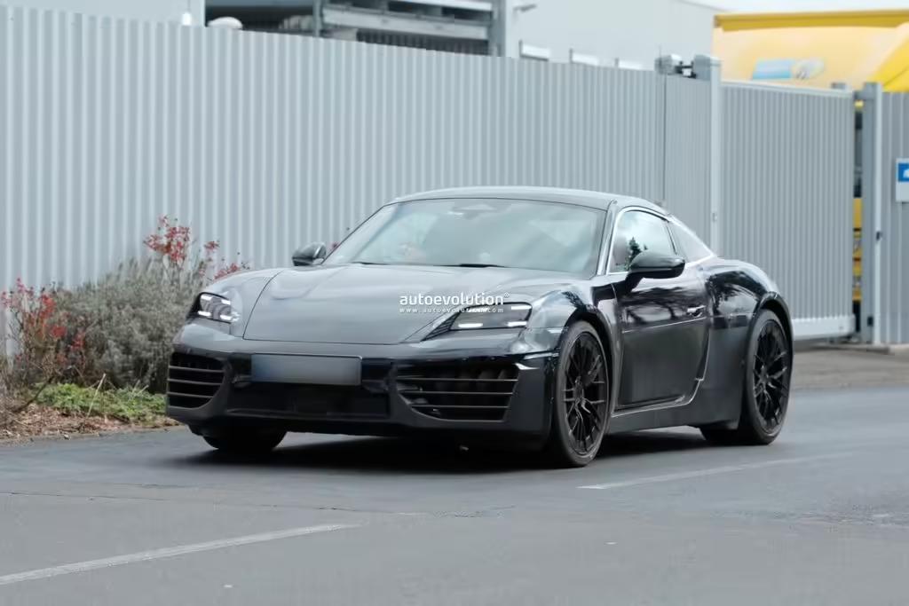 保时捷718 Cayman电动原型车现身纽北测试