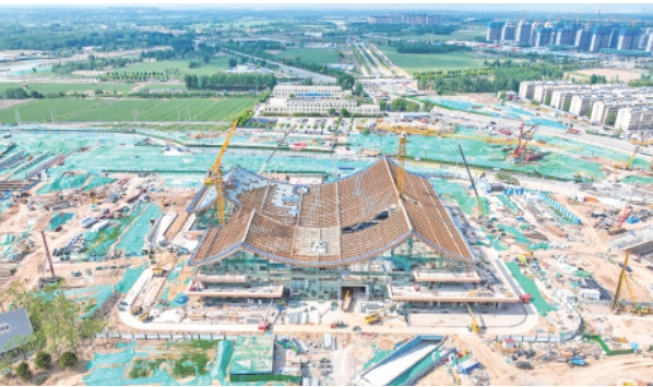 城市公园落户黄河北 鹊华新景初揭面纱