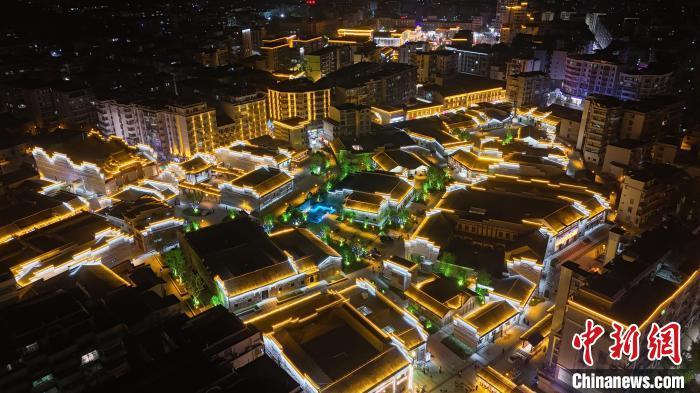 图为江西修水宁州古城。(无人机照片) 熊锦阳 摄