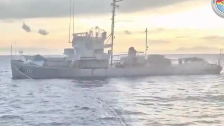 美菲演习现尴尬一幕！护卫舰竟自行沉没