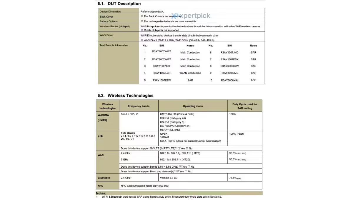 三星Galaxy Watch8 手表通过认证:10W充电、435mAh电池