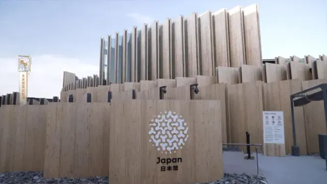 大阪世博会日本馆，用木材的年轮刻画出生命的循环