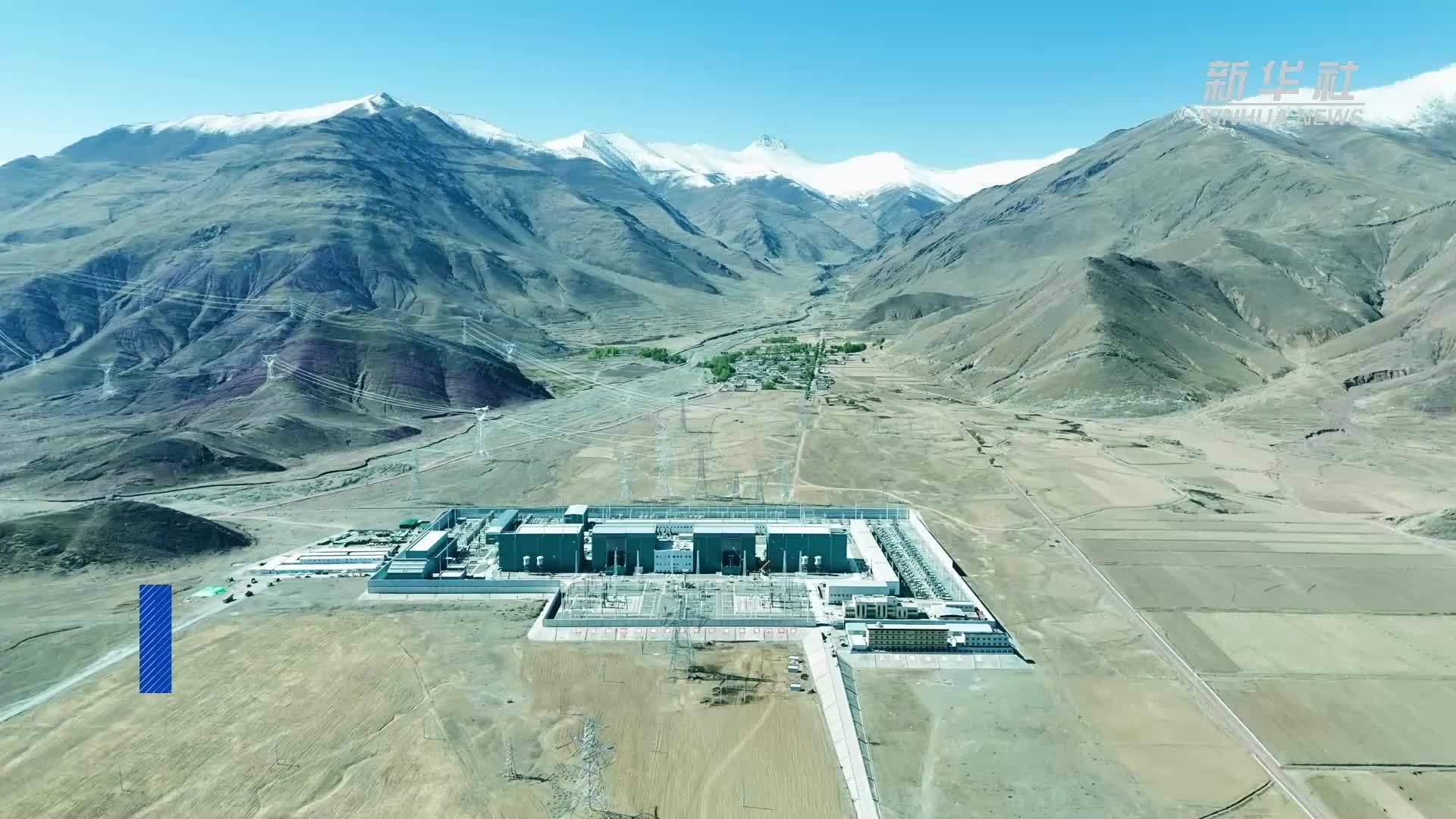 西藏林周：拉萨换流站扩建工程主设备安装完成