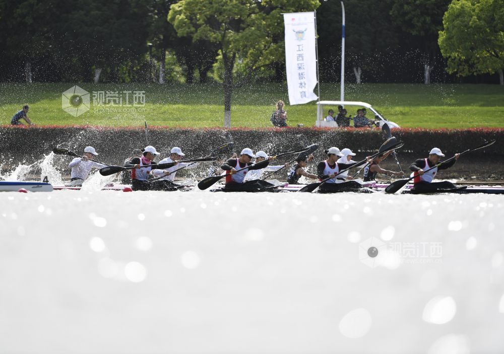 5月9日，江西南昌高新區(qū)的南昌瑤湖國(guó)際水上運(yùn)動(dòng)中心，2025年亞洲皮劃艇靜水錦標(biāo)賽進(jìn)入第二個(gè)比賽日。