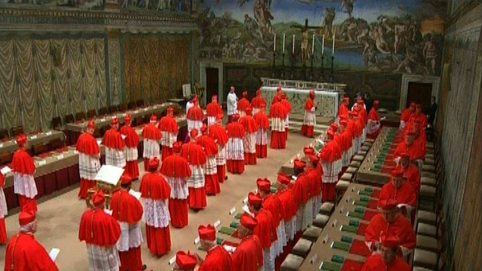 梵蒂冈举行枢机团秘密会议选新教宗