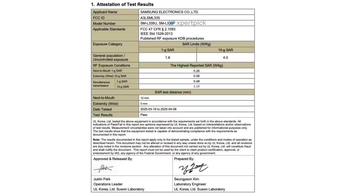 三星Galaxy Watch8 手表通过认证:10W充电、435mAh电池