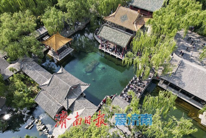 一年四季 泉在济南｜假期模式“不打烊”，趵突泉畔游人如织尽显泉城魅力
