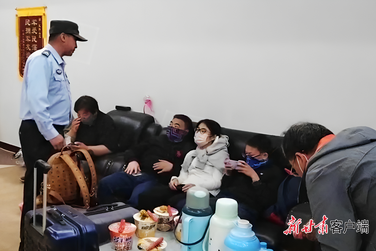 阳关镇在镇综合养老服务中心安置游客
