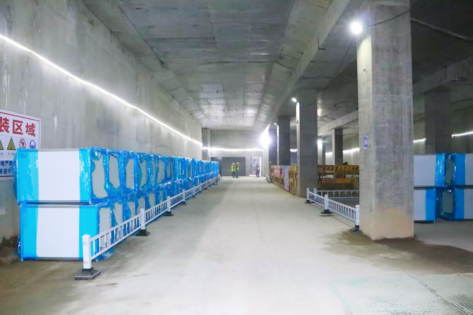 长春地铁5号线风水电装修工程加速推进