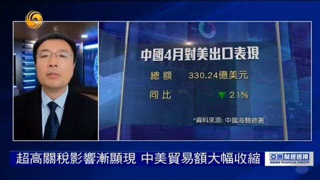 王青：超高关税影响渐显现，中美贸易额大幅收窄