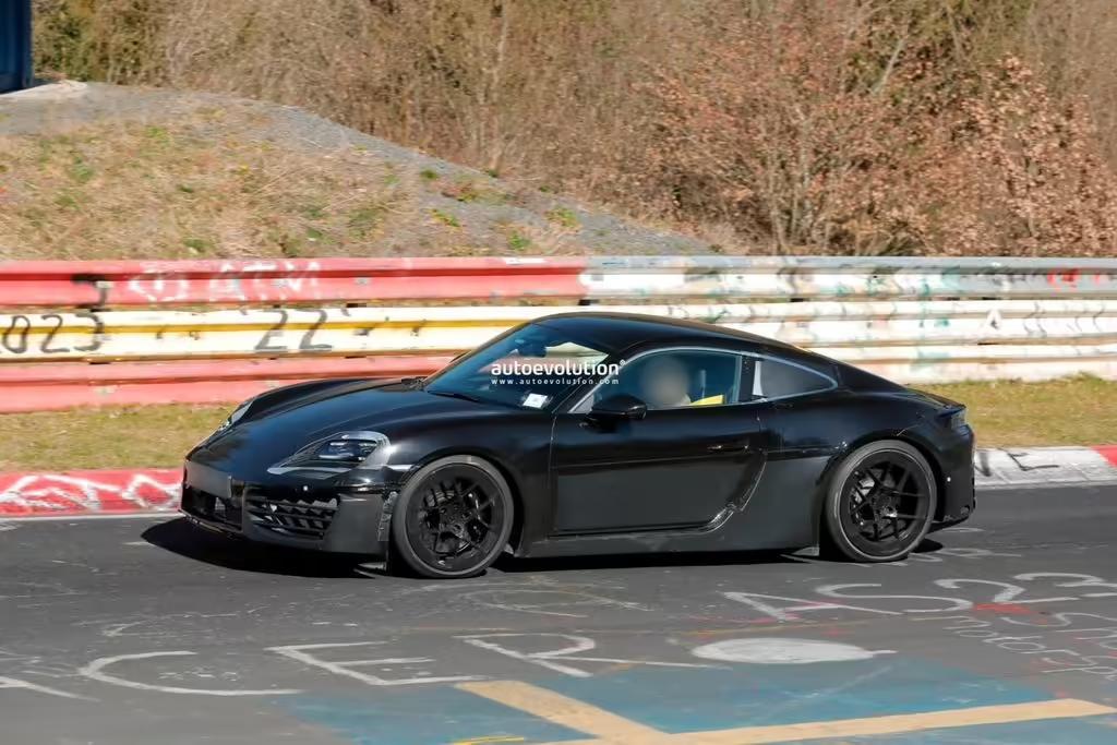 保时捷718 Cayman电动原型车现身纽北测试