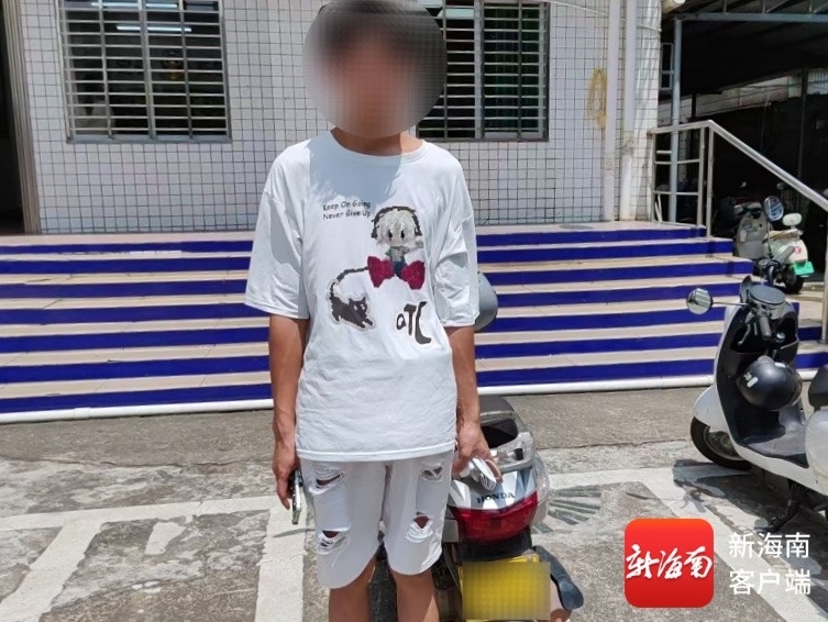 无证驾驶套牌车者被查。交警供图