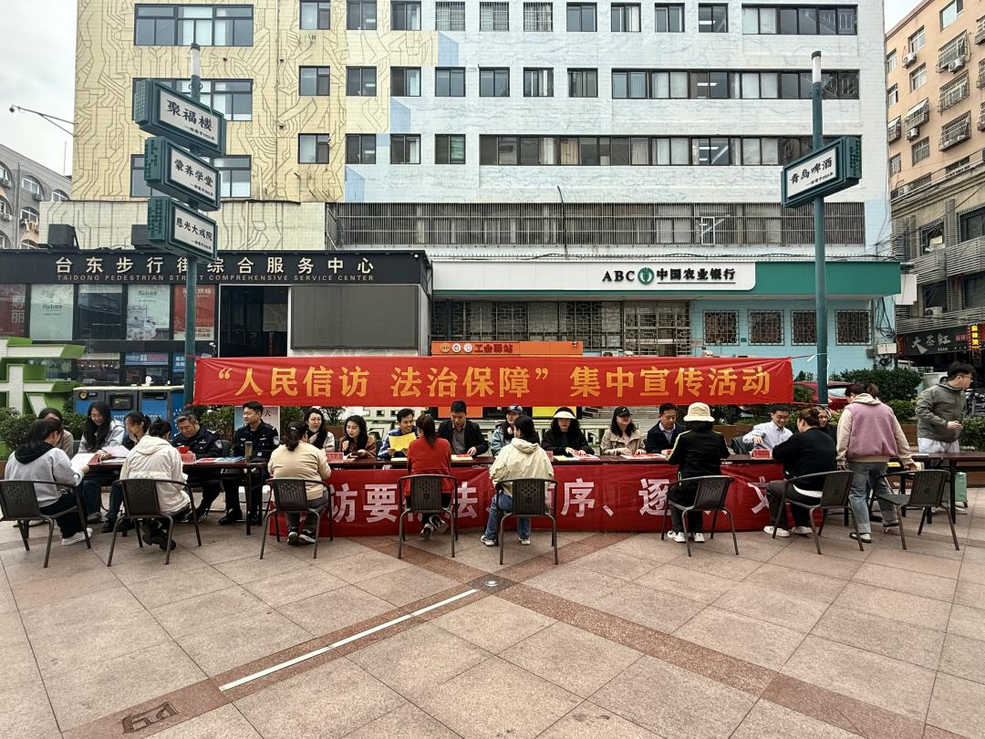 台东街道携手多部门开展 《信访工作条例》主题宣传活动