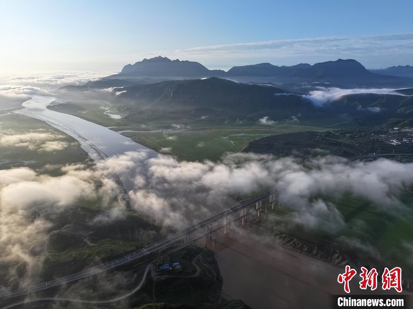 河南三门峡。(无人机照片，资料图) 杨拴朝 摄
